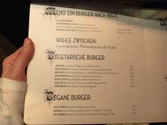 A menu of Hans im Glück, Herrngasse