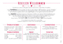 A menu of Zentral Bar