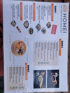 A menu of Homei